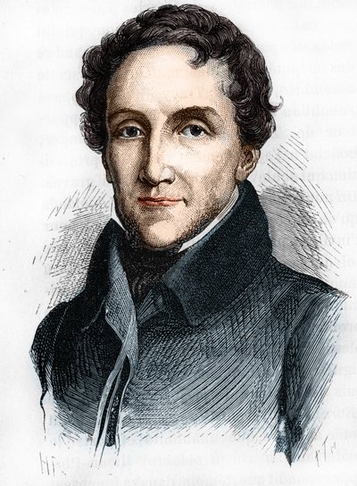 Portrait de Louis-Mathieu Molé - Portrait de Louis Mathieu, comte de Molé (1781 - 1855), homme politique français - dans "L