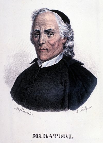 Portrait de Louis Antoine Muratori - Unknown artist