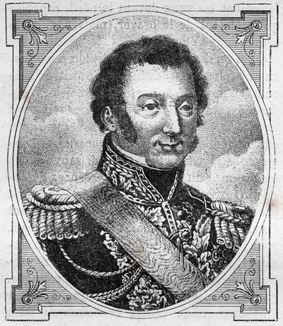 Portrait de Louis Auguste Victor de Ghaisne de Bourmont (1773-1846), maréchal de France - Unknown artist