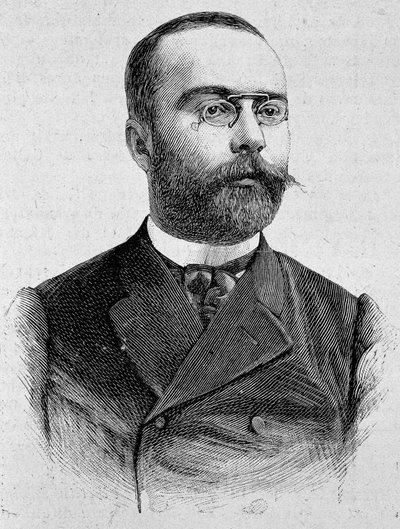 Portrait de Louis Barthou (1862 - 1934). Gravure de la fin du 19ème siècle dans « Histoire de France » de H. Martin. - Unknown artist