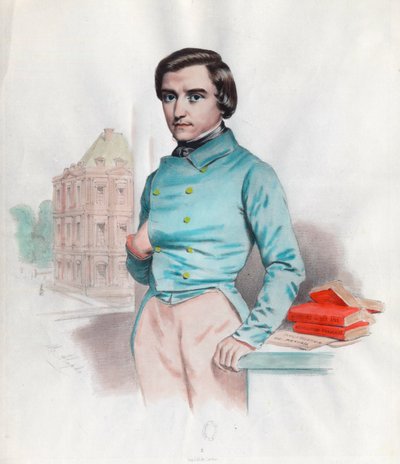 Portrait de Louis Blanc (1811-1882), homme politique et historien français. Gravure du 19e siècle - Unknown artist