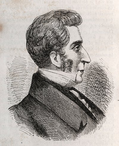 Portrait de Louis Charles Bonaventure Pierre, comte de Mesnard 1769-1842 - gravure - Unknown artist