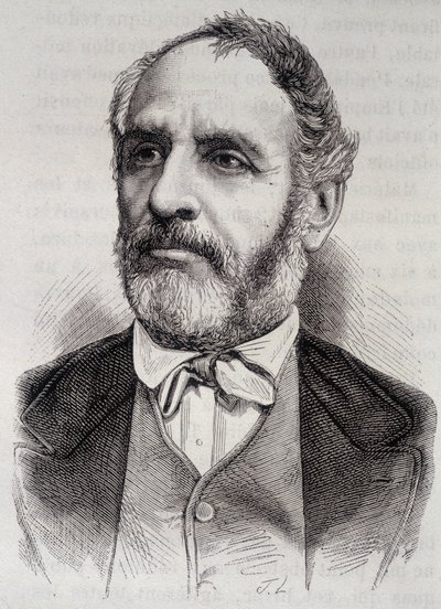 Portrait de Louis Charles Delescluze, journaliste et homme politique français (1809-1871) - Unknown artist