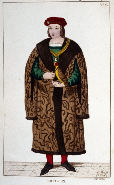 Portrait de Louis IX ou Saint Louis (1214 - 1270) - Unknown artist