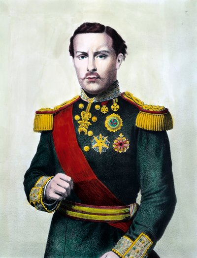 Portrait de Louis Ier de Portugal (1838-1889) Roi du Portugal (gravure) - Unknown artist
