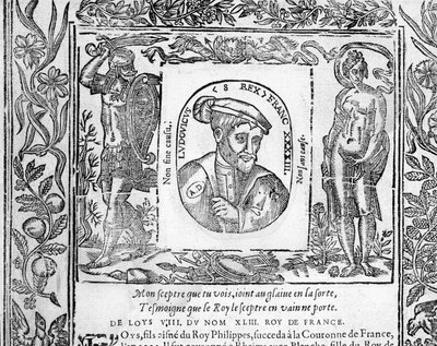 Portrait de Louis VIII Le Lion, Roi de France de 1223 à 1226 - Unknown artist