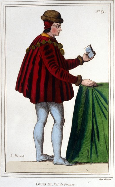 Portrait de Louis XI (1423 - 1483), roi de France - Unknown artist