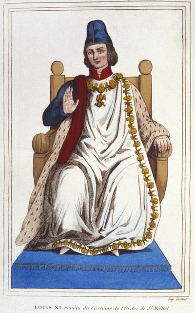Portrait de Louis XI en costume de l