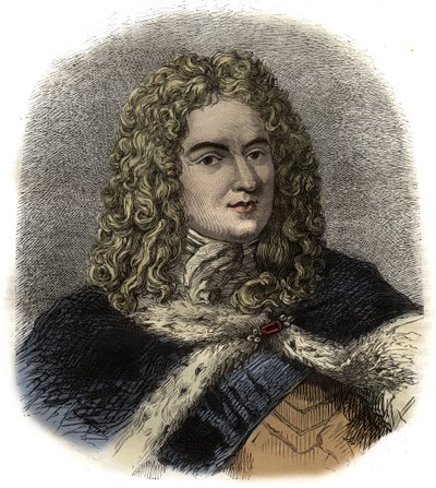 Portrait de Louis de Rouvroy, duc de Saint-Simon - soldat, diplomate et diariste français - Portrait de Louis de Rouvroy, duc de Saint-Simon (1675-1755) mémorialiste. - Unknown artist