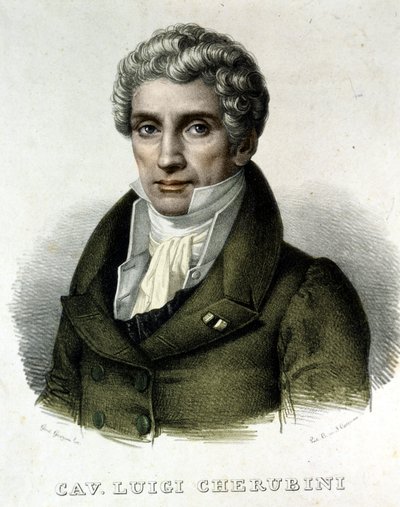 Portrait de Luigi Cherubini (1760-1842), compositeur italien. - Unknown artist