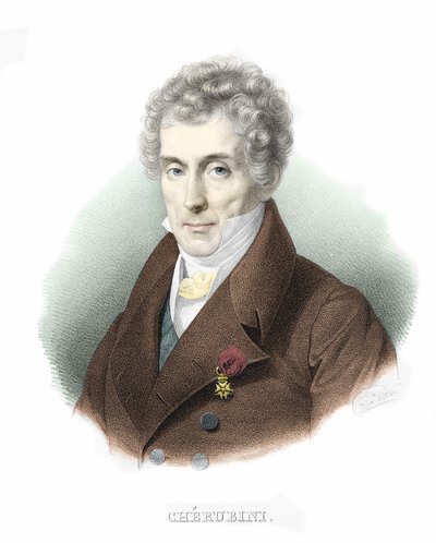 Portrait de Luigi Cherubini (1760-1842), compositeur italien - Unknown artist