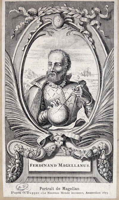 Portrait de Magellan - Unknown artist
