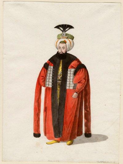 Portrait de Mahmud II (1785-1839) - Unknown artist