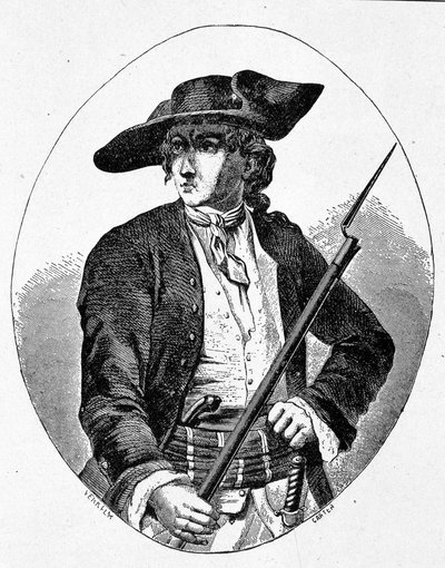 Portrait de Mandrin - gravure - Unknown artist