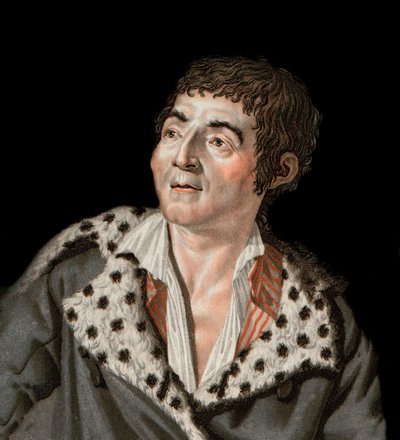Portrait de Marat (1743-1793) - portrait de Jean-Paul Marat (1743-1793) politicien, journaliste français - gravure par Angélique Allais - Unknown artist