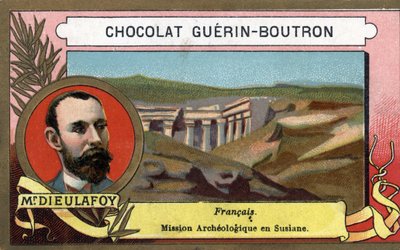 Portrait de Marcel Auguste Dieulafoy - Unknown artist