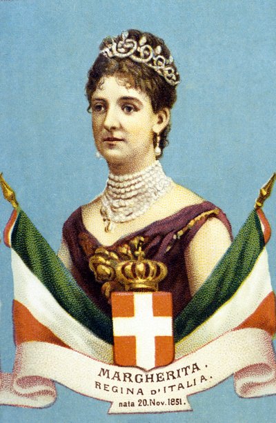 Portrait de Margarita de Savoie Genes (Margherita di Savoia) - Unknown artist