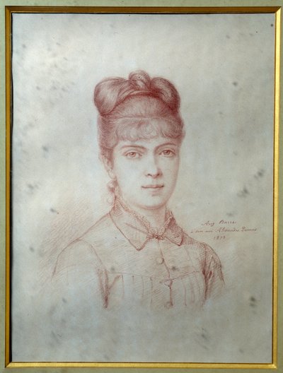 Portrait de Marie Alexandrine Henriette Dumas Davy de la Pailleterie dite Colette (1860-1907), fille d