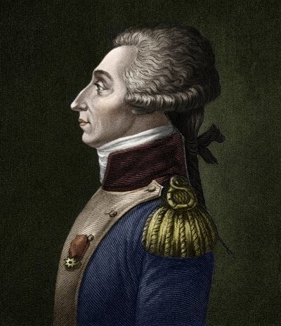 Portrait de Marie Joseph Gilbert Motier, Marquis de Lafayette (1757-1834), aristocrate et militaire français. - Unknown artist