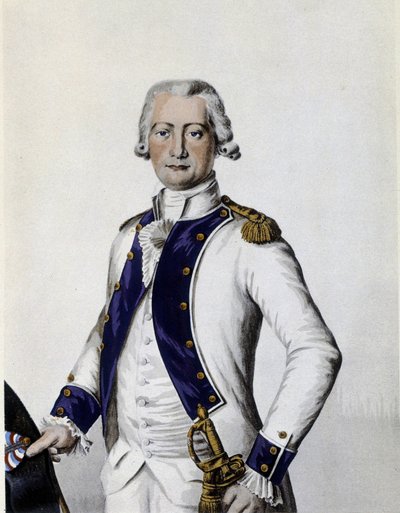 Portrait du Marquis de Lostanges, Capitaine dans le Régiment de Forez en 1786. - Unknown artist