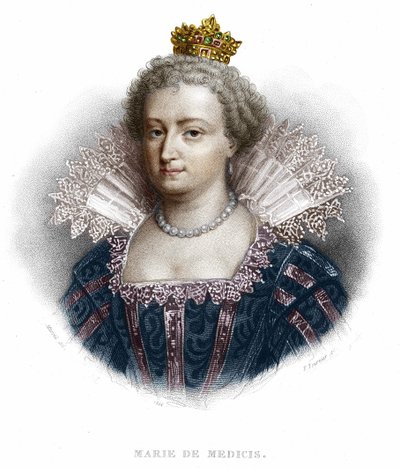Portrait de Marie de Médicis (1573 - 1642), épouse d