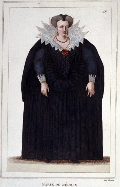 Portrait de Marie de Médicis (1573 - 1642), épouse d