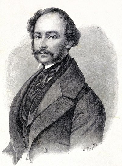 Portrait de Maximilien II roi de Bavière - Portrait de Maximilien II Joseph de Bavière (1811 - 1864) - Unknown artist