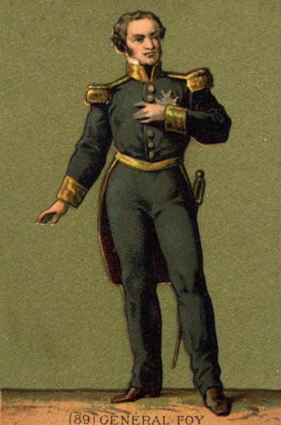 Portrait de Maximilien Sébastien Foy. Général et homme politique français (1775-1825) - Unknown artist