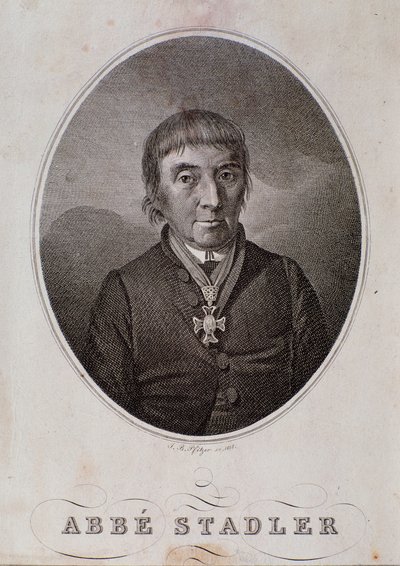 Portrait de Maximilian Stadler (gravure) - Unknown artist