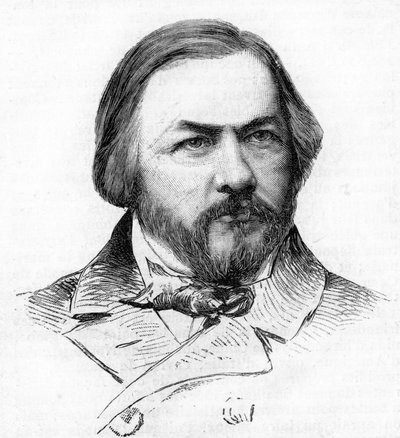 Portrait de Mikhaïl Glinka (1804 - 1857), compositeur russe. - Unknown artist
