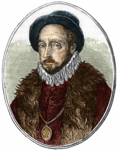 Portrait de Michel de Montaigne (1533-1592), écrivain français. - Unknown artist