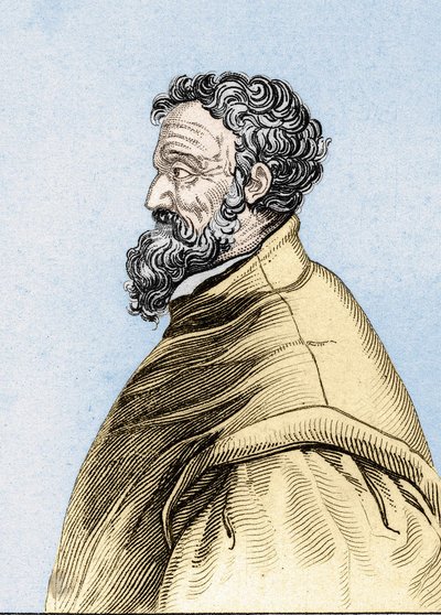 Portrait de Michelangelo Buonarroti dit Michel-Ange - Unknown artist