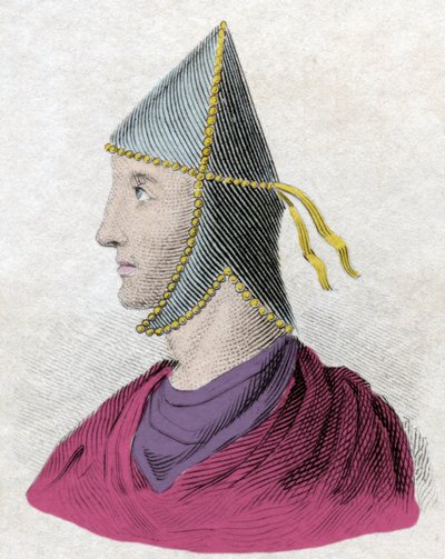 Portrait de Mithridate VI Eupator dit le Grand (v.132-63 av. J.-C.), roi du Pont. (Mithridate, roi du Pont) Gravure du 19ème siècle. - Unknown artist
