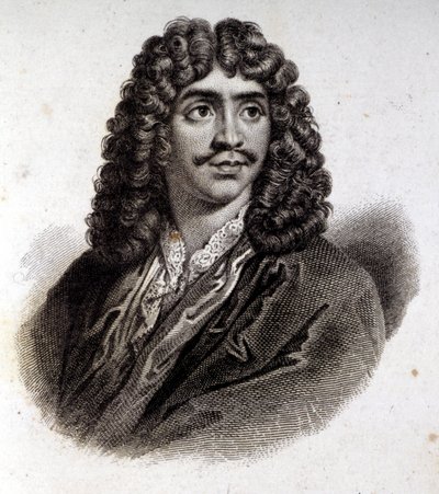 Portrait de Molière, gravure du 19e siècle - Unknown artist