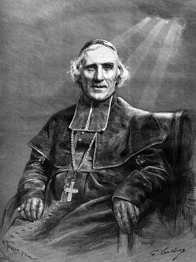 Portrait de Monseigneur : Joseph Hippolyte Guibert (1802-1886) - Unknown artist