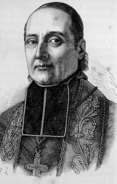 Portrait de Monseigneur Sibour, prélat français (1792 -1857) - Unknown artist