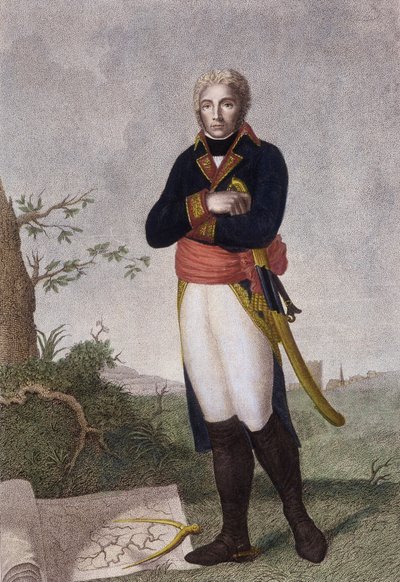 Portrait de Moreau - lithographie - Unknown artist