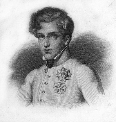 Portrait de Napoléon II, fils de Napoléon I, Duc de Reichstadt (1811-1832) - Unknown artist