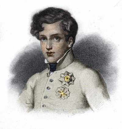 Portrait de Napoléon II, fils de Napoléon Ier, duc de Reichstadt (1811-1832) - Unknown artist