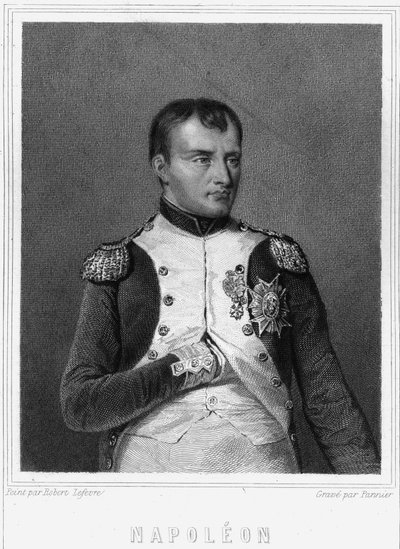 Portrait de Napoléon I (1769 - 1821), Empereur des Français - dans « Histoire des Français » par Lavallée, gravure, sd. - Unknown artist