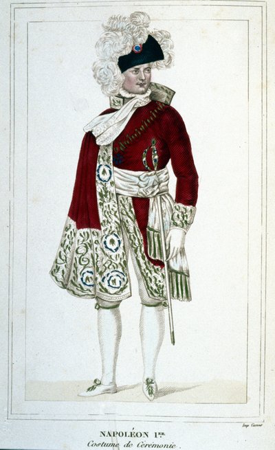 Portrait de Napoléon Ier (1769 - 1821) en costume de cérémonie - Unknown artist