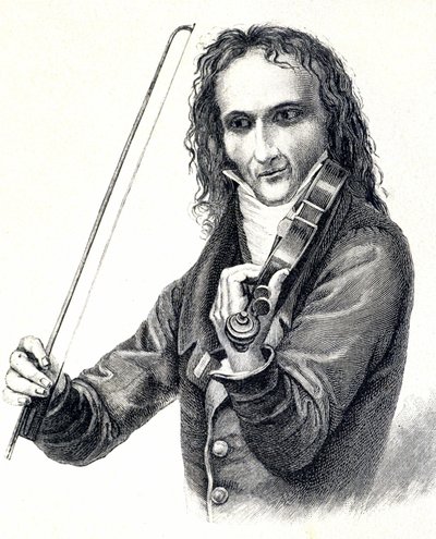 Portrait de Niccolò Paganini (1782-1840) - Unknown artist