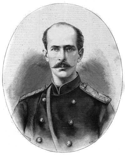 Portrait de Nicolas Maximilianovich de Leuchtenberg, duc de Leuchtenberg et prince Romanovsky (1843-1891) - Le journal illustre de 1891 - Unknown artist
