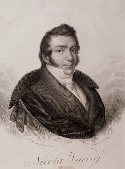 Portrait de Nicola Vaccai - Unknown artist