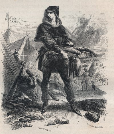 Portrait de Nicolaas Zannekin (? -1328), paysan flamand et chef de la révolte paysanne en Flandre (1325-1328) - Unknown artist