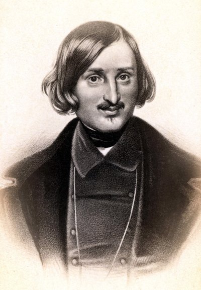 Portrait de Nicolai Vasilyevich, dit en français Nicolas Gogol (1809 - 1852), écrivain russe. Gravure sd. 19e siècle. - Unknown artist