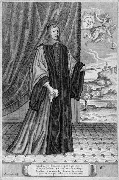 Portrait de Nicolas Fouquet. sd. Gravure du XIXe siècle - Unknown artist
