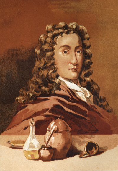 Portrait de Nicolas Lémery, apothicaire et chimiste français (Rouen) - Unknown artist