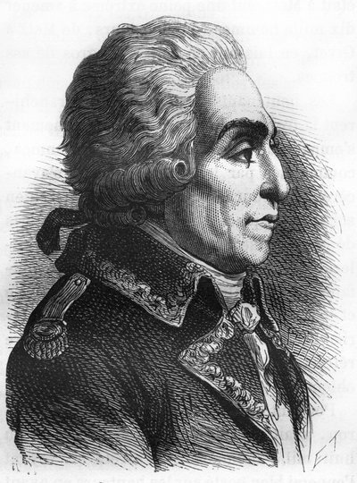 Portrait de Nicolas Luckner (1722-1794) Maréchal de France. - Unknown artist