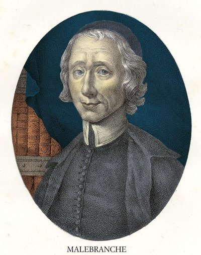 Portrait de Nicolas Malebranche (1638-1715) philosophe et théologien français. - Unknown artist